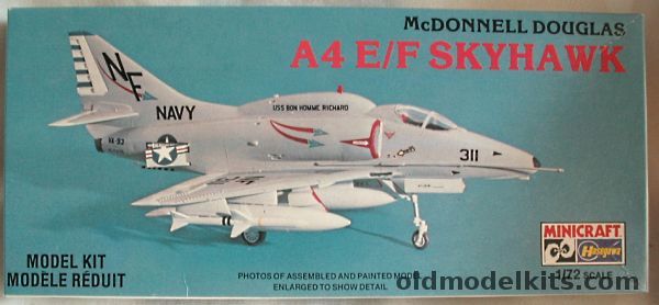 Hasegawa 1/72 McDonnell Douglas A-4E/F Skyhawk - VA-93 USS Bon Homme Richard, 1048 plastic model kit